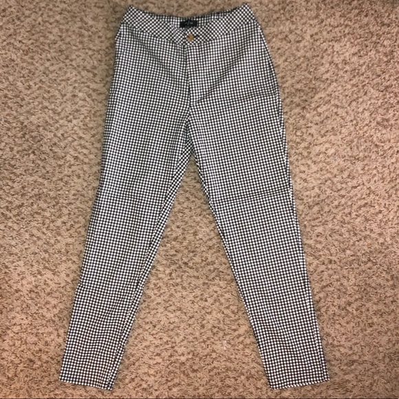 PacSun Pants - black & white gingham pant